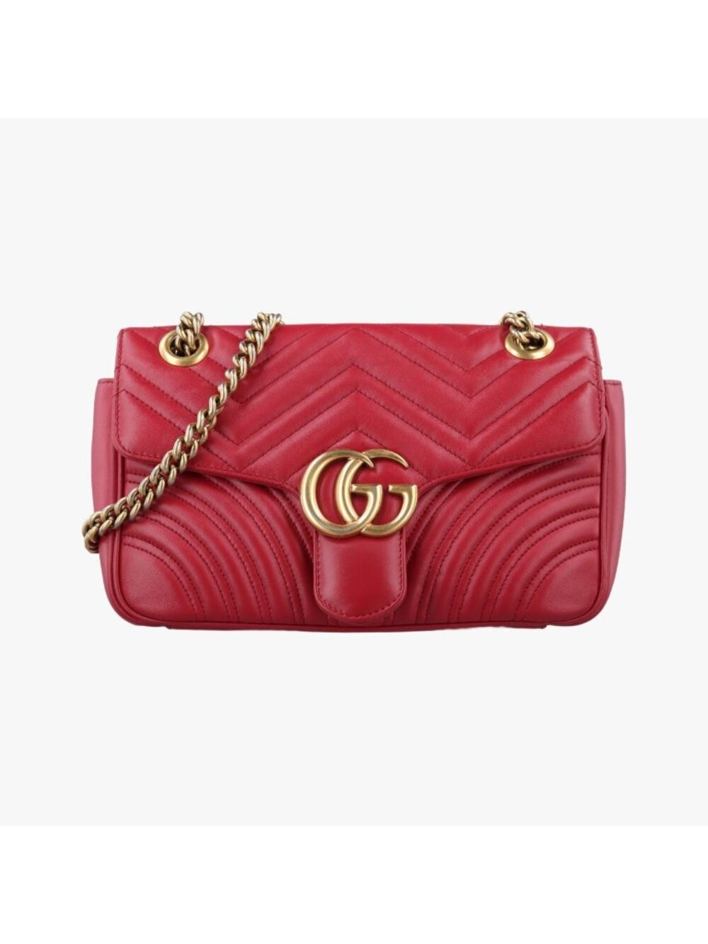 Gucci GG Marmont Red Leather